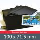 Pochettes double soudure - Lxh:100x71.5mm (Fond noir)