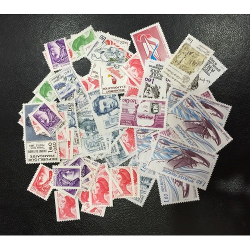 Lot de faciale 100 timbres à 1,60 Francs