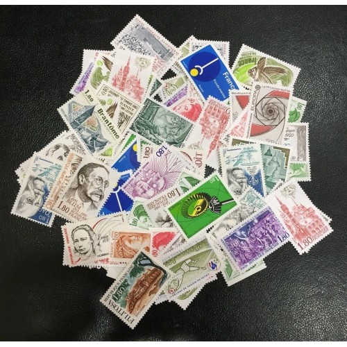 Lot de faciale 100 timbres à 1.80 Franc pour Affranchissement