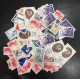 Lot de faciale 100 timbres à 2.20 Francs pour Affranchissement