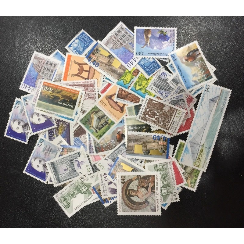 Lot de faciale 100 timbres à 4.40 Francs pour Affranchissement