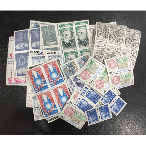 Lot de faciale 100 timbres à 7,60 Francs