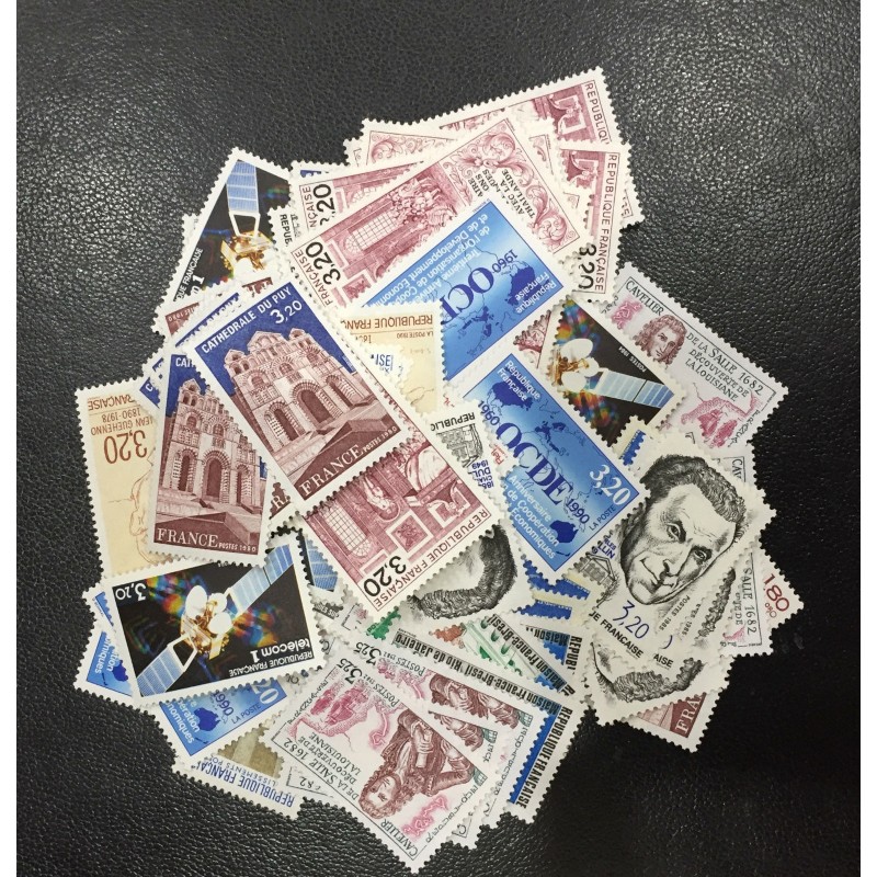 Lot de faciale 100 timbres à 3,20 Francs pour Affranchissement