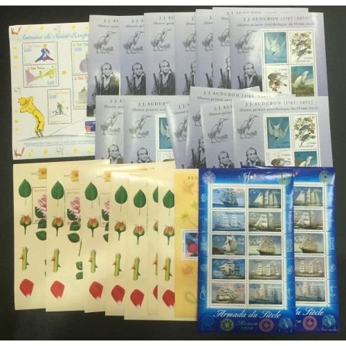 Lot de faciale DIVERS 4151 Francs (632.84€) en Blocs pour Affranchissement