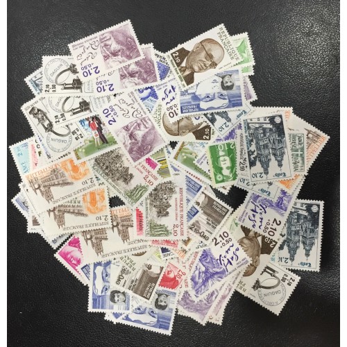 Lot de faciale 100 timbres à 2,10 Francs