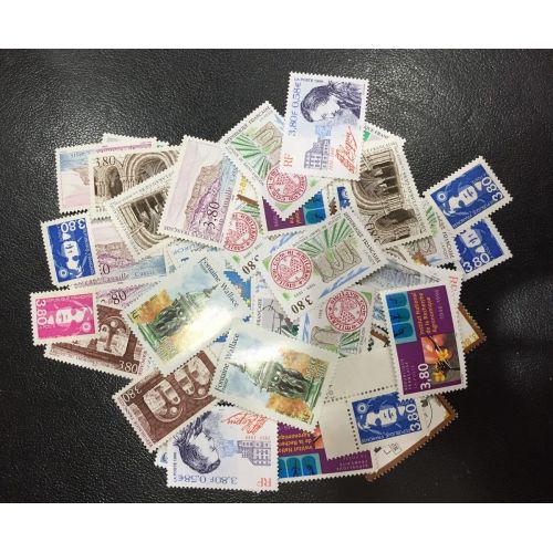 Lot de faciale 100 timbres de 3,80 Francs