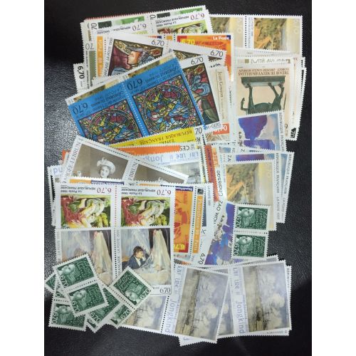 Lot de faciale 100 timbres à 13,40 Francs