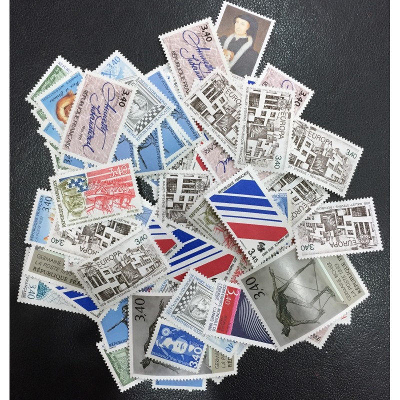 Lot de faciale 100 timbres à 3.40 Francs pour Affranchissement