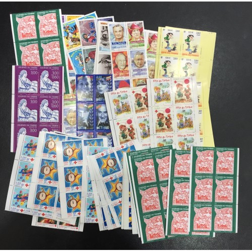 Lot de faciale 100 timbres à 18 Francs