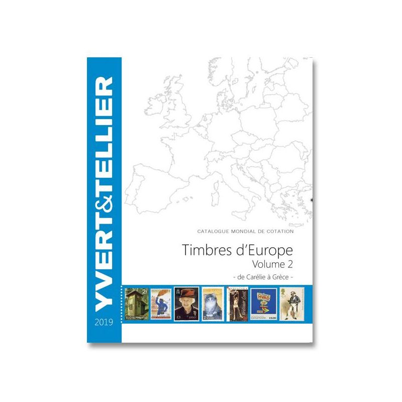 Timbres d'Europe -TOME 2019 - Volume 2 - C à G