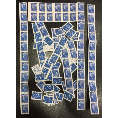 Lot de faciale 100 timbres TVP Europe