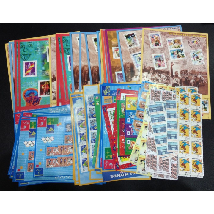 Lot de faciale 100 timbres à 30 Francs