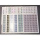 Lot de faciale en feuilles 1425 timbres à 1,90 Francs