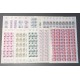 Lot de faciale en feuille 900 timbres à 1,60 Francs