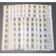 Lot de faciale 100 timbres à 12,60 Francs pour Affranchissement