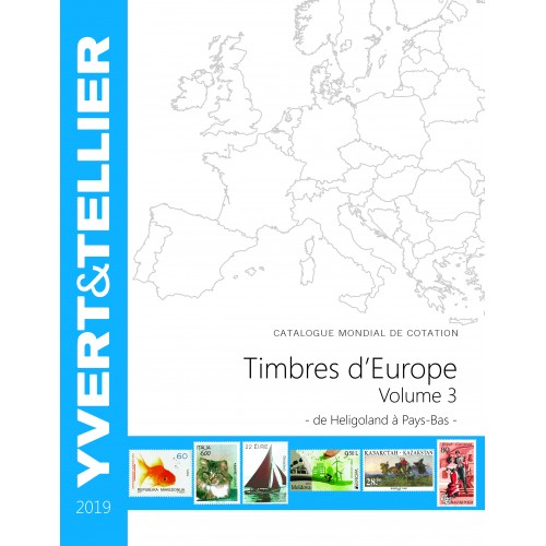 Timbres d'Europe - 2019 - Volume 3 - H à P