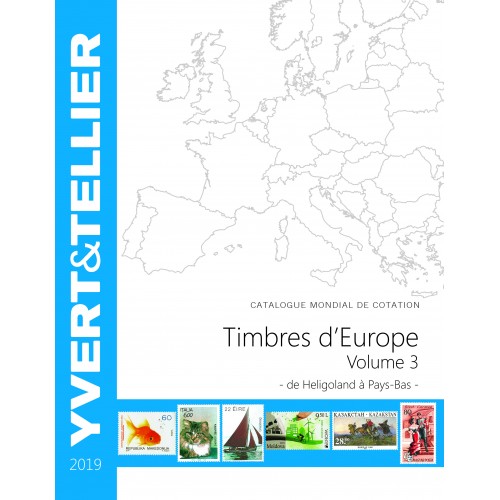 Timbres d'Europe - 2023 - Volume 3 - H à P