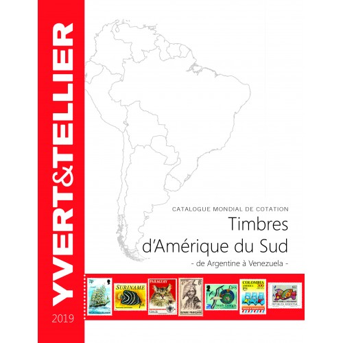 Timbres d'Amérique du Sud - 2019