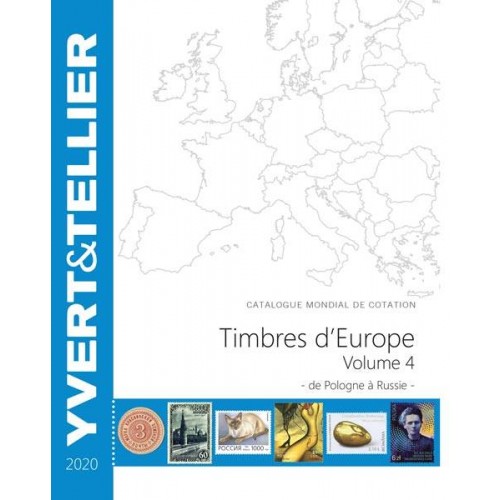 Timbres d'Europe - TOME 2020 - Volume 4 - P à R