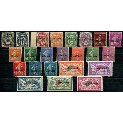 Lot A818 - Andorre - N°1/23 - Neuf ** Luxe