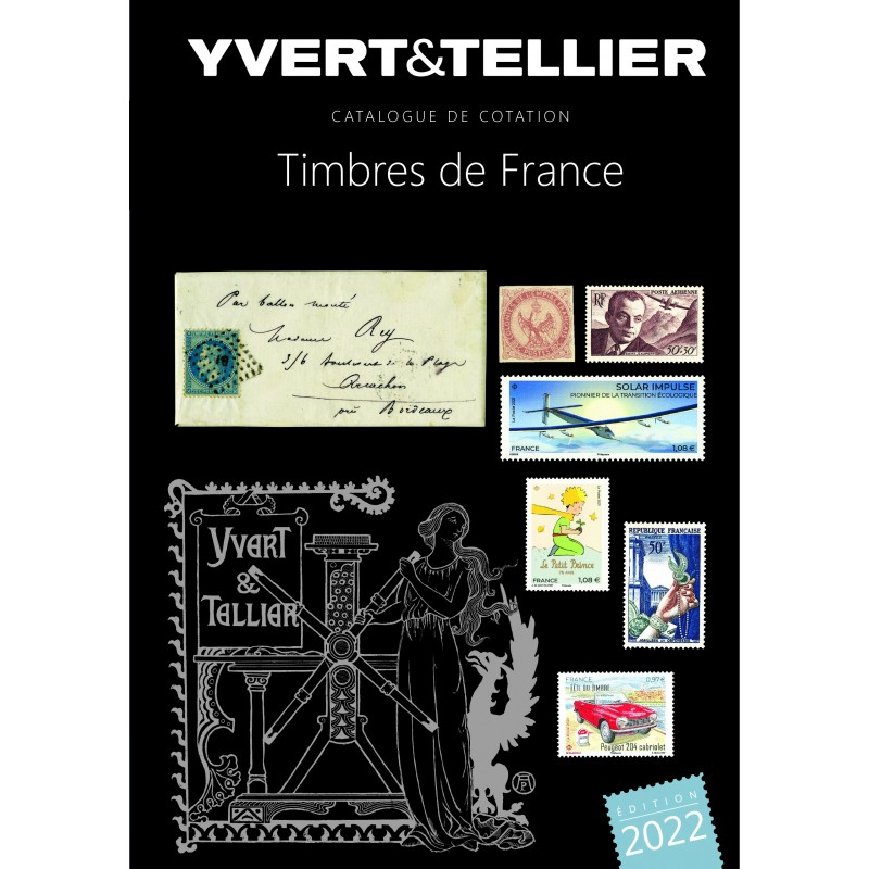 Catalogue des timbres de France 2022