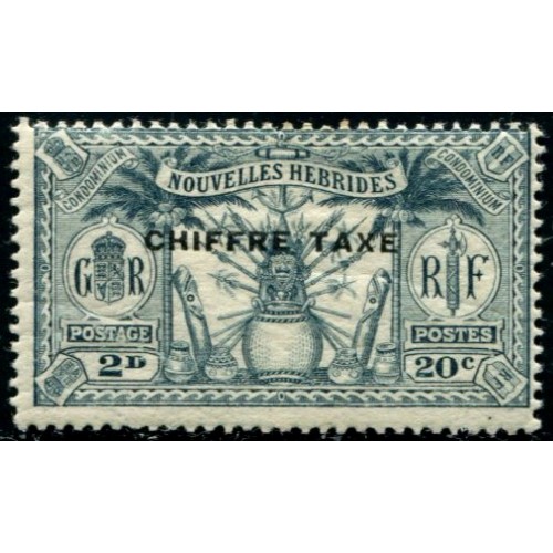Lot A2584 - Nouvelles-Hébrides - Taxe N°T02 *