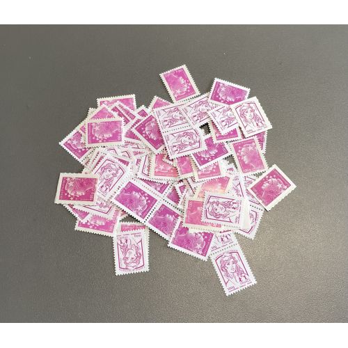 Lot de faciale 100 timbres TVP rouge 100g (3,10€) Tarif 2026
