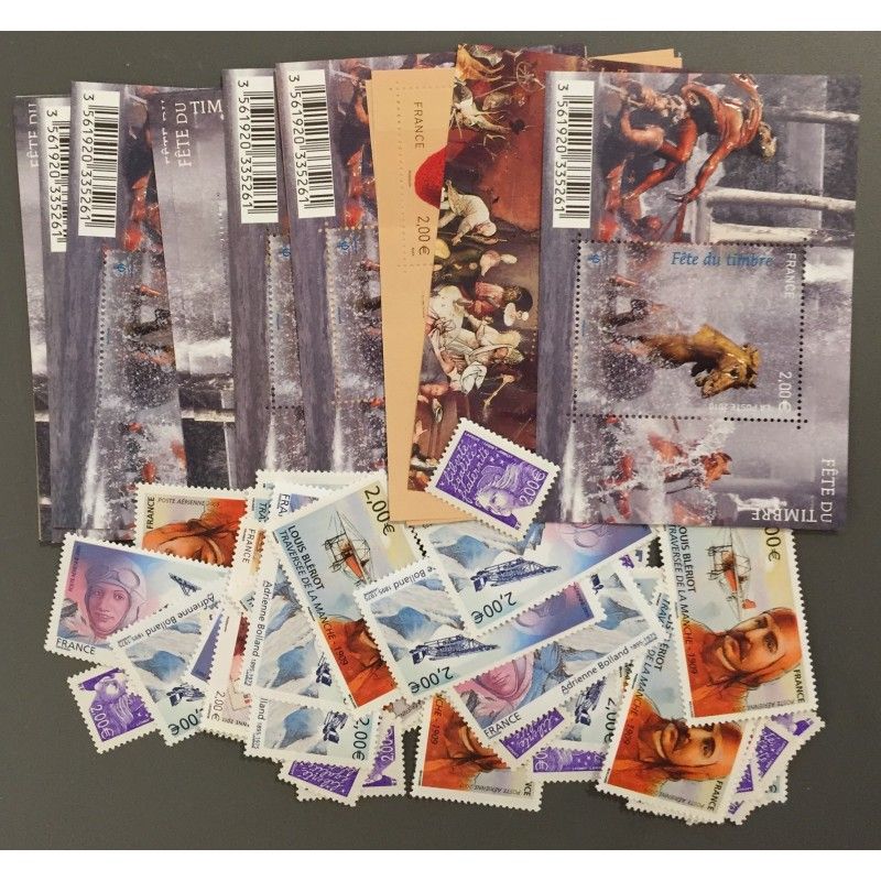 Lot de faciale 100 timbres de 2,00€ (200€)