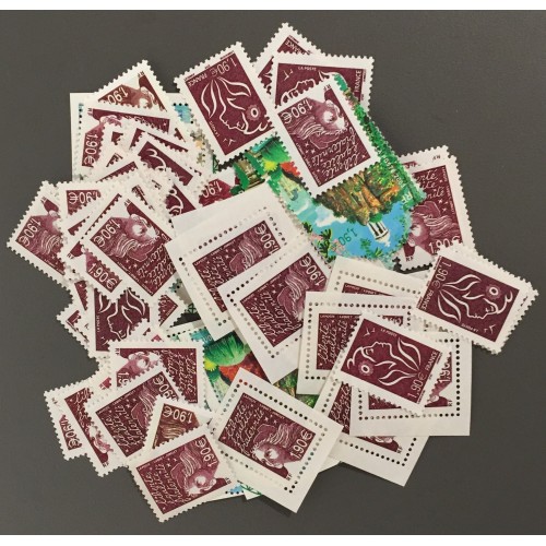 Lot de faciale 100 timbres de 1,90€ (190€)