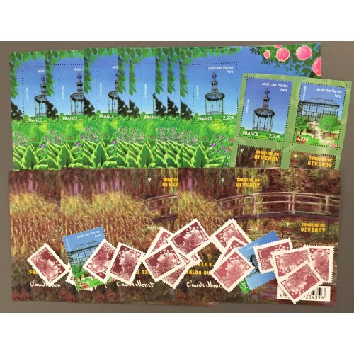 Lot de faciale 50 timbres de 2,22€ (111€)