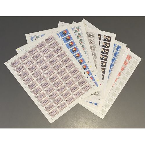 Lot de faciale 1000 timbres à 3,40 Francs en Feuilles