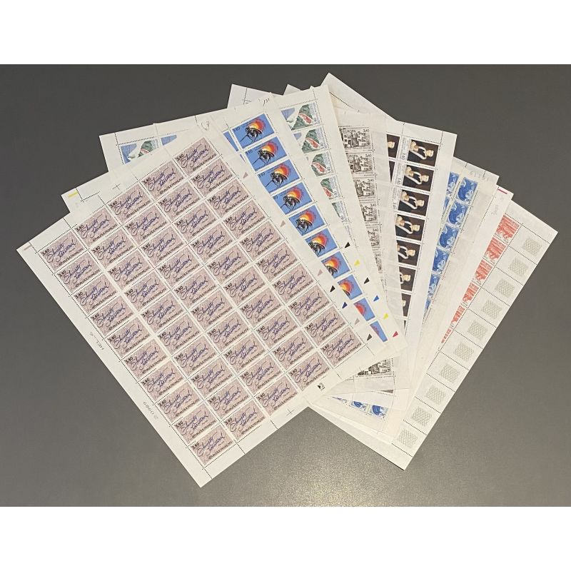 Lot de faciale 700 timbres à 3,40 Francs en Feuilles