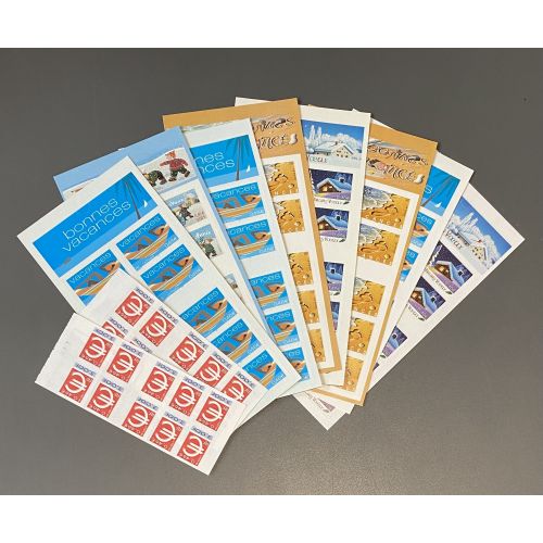 Lot de faciale 100 timbres à  0,46€ (46€) en Carnets pour Affranchissement