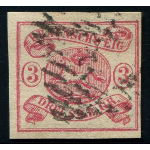 Lot A3789 - Allemagne Brunswick - N°10 Obl