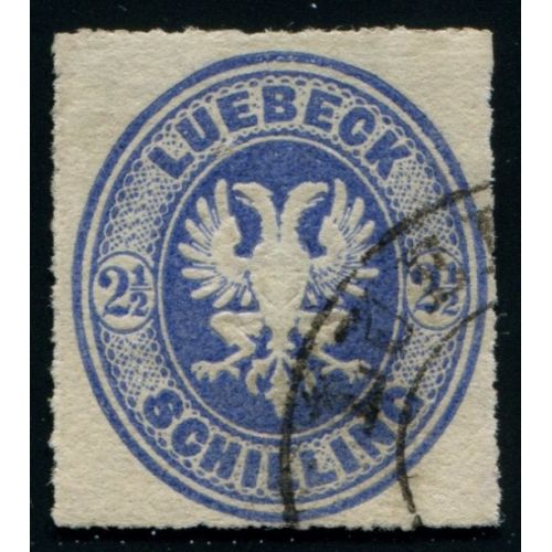 Lot A3794 - Allemagne Lubeck - N°11 Obl