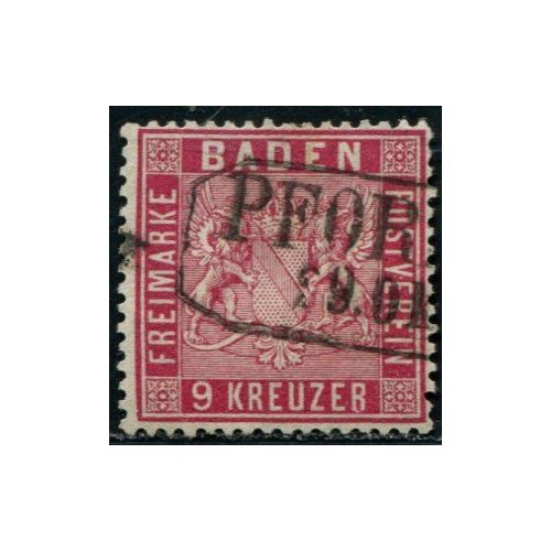 Lot A3837 - Allemagne Bade - N°12 Obl