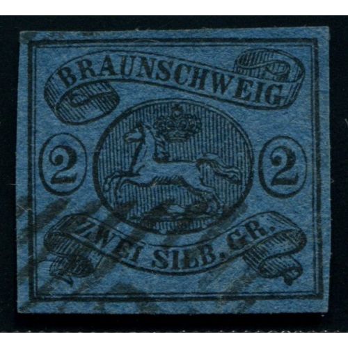 Lot A3786 - Allemagne Brunswick - N°8 - Oblitéré Qualité TB