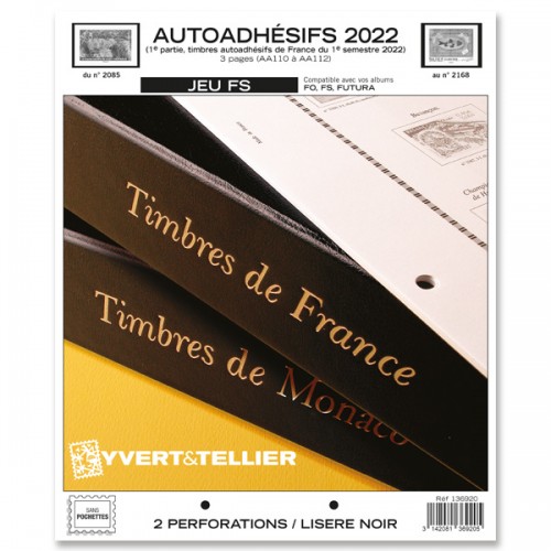 NOUVEAUTE - Jeux FS Autoadhésifs 2022 1er Semestre