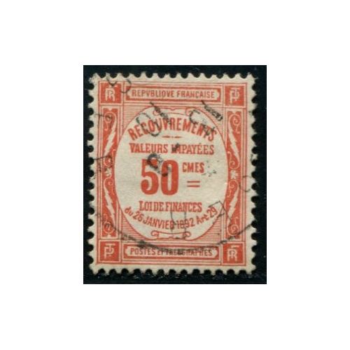 Lot A3958 - Taxe - N°47 Obl