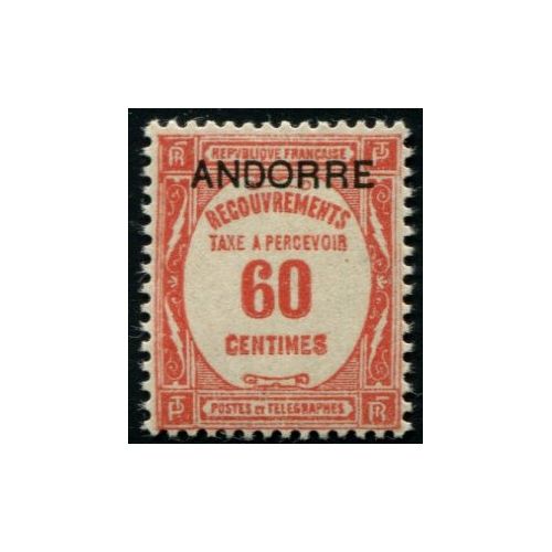 Lot A4074 - Andorre Taxe - N°11 **