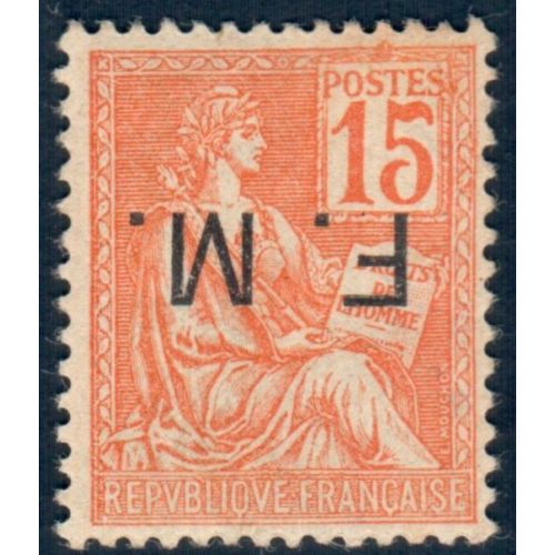 Lot A4457 - Franchise Militaire - N°1a *