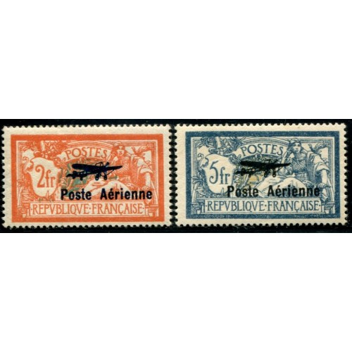 Lot A4163 - Poste aérienne - N°PA1/2 *