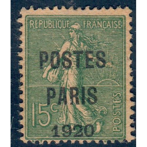 Lot A4751 - Préoblitéré - N°25 (*)