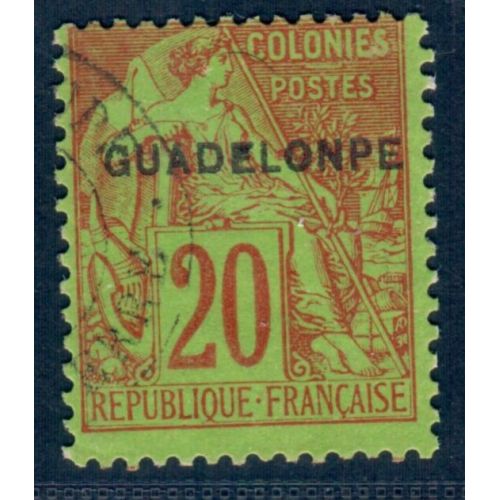 Lot A4785 - Guadeloupe - N°20c Obl