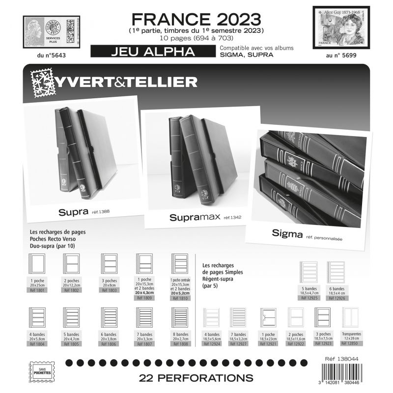 NOUVEAUTE - Jeux Alpha France 2023 1e Semestre