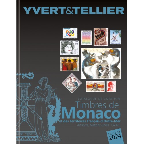Catalogue Timbres de Monaco et territoires d'Outre-Mer 2024