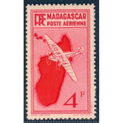 Lot A5398 - Madagascar Poste aérienne - N°6 **