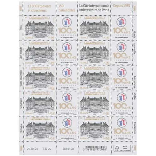 Lot F68 - Feuillets de France - N°F68 **