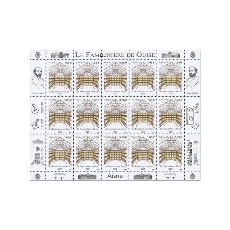 Lot F77 - Feuillets de France - N°F77 **