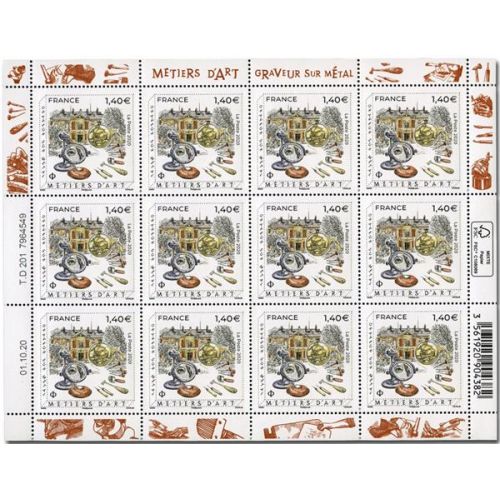 Lot F9 - Feuillets de France - N°F9 **